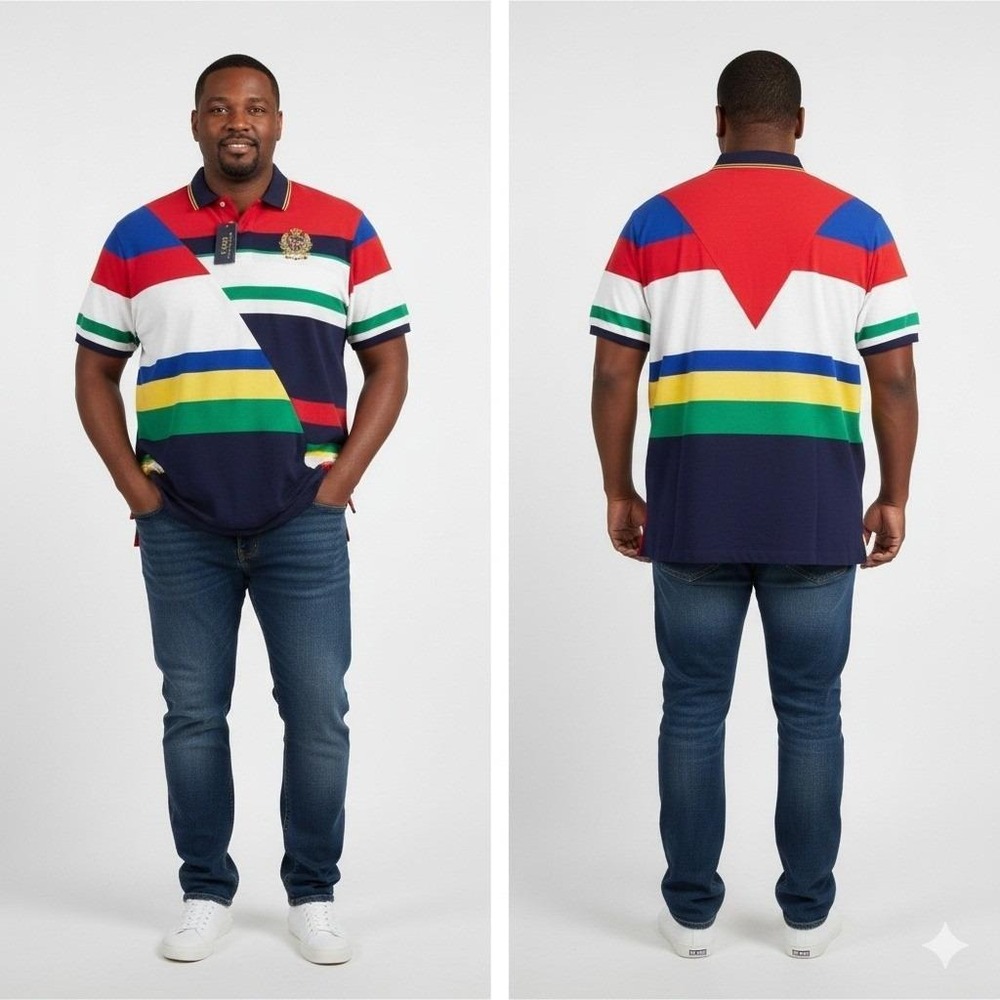 Polo Ralph Lauren Crest Rugby‎ Shirt Multicolor Mens XXL NWOT